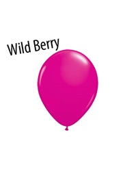 5 inch Fashion Wild Berry latex balloons