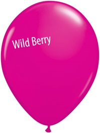 11 inch Qualatex Fashion WILD BERRY Latex Balloon