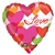 32 inch Colorful Love Hearts balloon