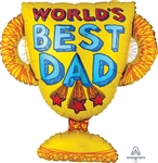 Best Dad Trophy Balloon