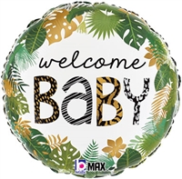 Jungle Welcome Baby Balloon