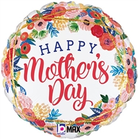 18 inch Mother's Day Floral Geo