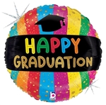 18 inch Colorful Grad Foil Balloon