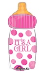 23 inch HX It's a Girl Baby Bottle