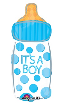 23 inch HX It's a Boy Baby Bottle