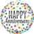 Anniversary Confetti Dots Balloon