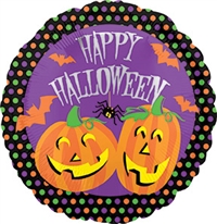 18 inch VLP Halloween Dots & Pumpkins