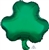 Shamrock Foil Balloon Junior Shape