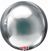 16 inch  SILVER Orbz