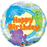 Birthday Fun Sea Creatures Balloon