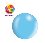 2ft Metallic SKY BLUE - Round Latex - BALLOONIA - Price Per Bag of 5