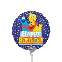 9in Sesame Street Happy Birthday Confetti