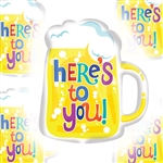 Here's To You Beer Mug Balloon