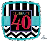 40th Birthday Celebration Balloon