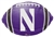 18 inch Northwestern University Football Foil Balloon