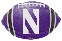 18 inch Northwestern University Football Foil Balloon