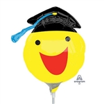 Happy Smiley Face GRAD Mini Shape