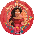 17 inch HX Disney Elena of Avalor Happy Birthday Foil Balloon