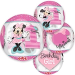 Minnie Mouse 1st Birthday ORBZ