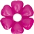 34in Hot Pink DAISY - IRP - Price Per EACH