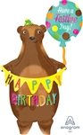 Birthday Bear SuperShape Balloon