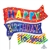 Happy Birthday Flags Balloon