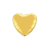 GOLD Heart Foil Balloon