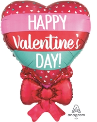 29 inch Happy Valentine's Day Hearts & Bow