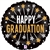 18 inch Glittering Grad Stars Foil Balloon