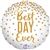 18 inch Glittering Best Day Ever - Holographic