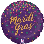 Glittering Mardi Gras Confetti