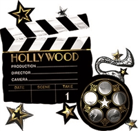 Hollywood Clapboard Balloon