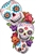 18in Colorful Dia De Muertos