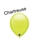 5 inch Qualatex CHARTREUSE latex balloons