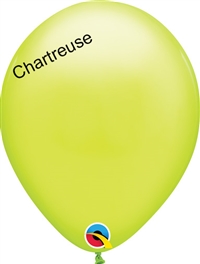 11 inch Qualatex CHARTREUSE latex balloons