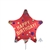 9 inch Red Satin - Star Shape Birthday Balloon