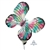 Iridescent Butterfly Holographic Balloon