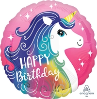 Happy Birthday Unicorn Balloon