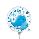Narwhal Baby Boy Balloon