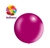 3ft Metallic FUCHSIA  - Round Latex - BALLOONIA - Price Per Bag of 5