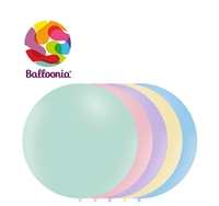 3ft Matte ASSORTED - Round Latex - BALLOONIA - Price Per Bag of 5