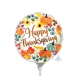 Thanksgiving Watercolor Balloon