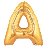 40 inch Letter A Megaloon GOLD
