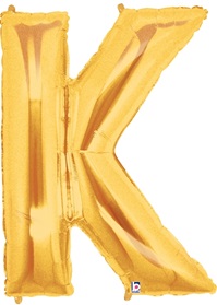 40 inch Letter K Megaloon GOLD, Price Per EACH