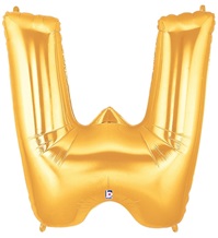 Letter W Megaloon GOLD