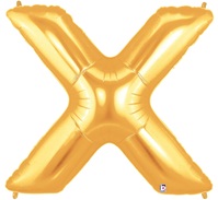 Letter X Megaloon GOLD