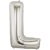 40 inch Letter L Megaloon SILVER