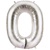 40 inch Letter O Megaloon SILVER