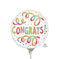 Congrats Swirls Balloon