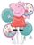 Peppa Pig Foil Balloon Bouquet